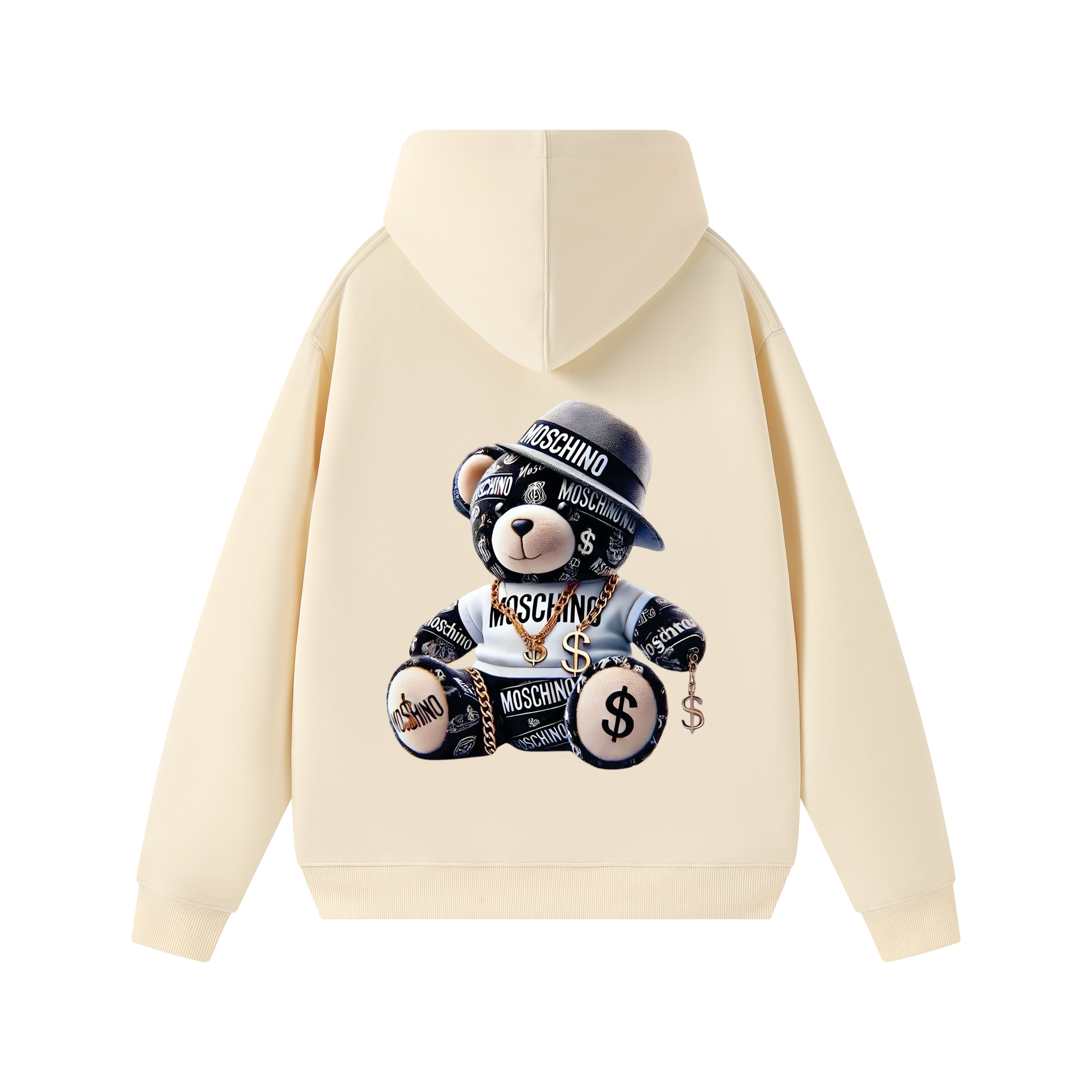 Ruvers New autumn and winter round neck hoodie, solid color, loose fit, spring and autumn thin, men's hot item