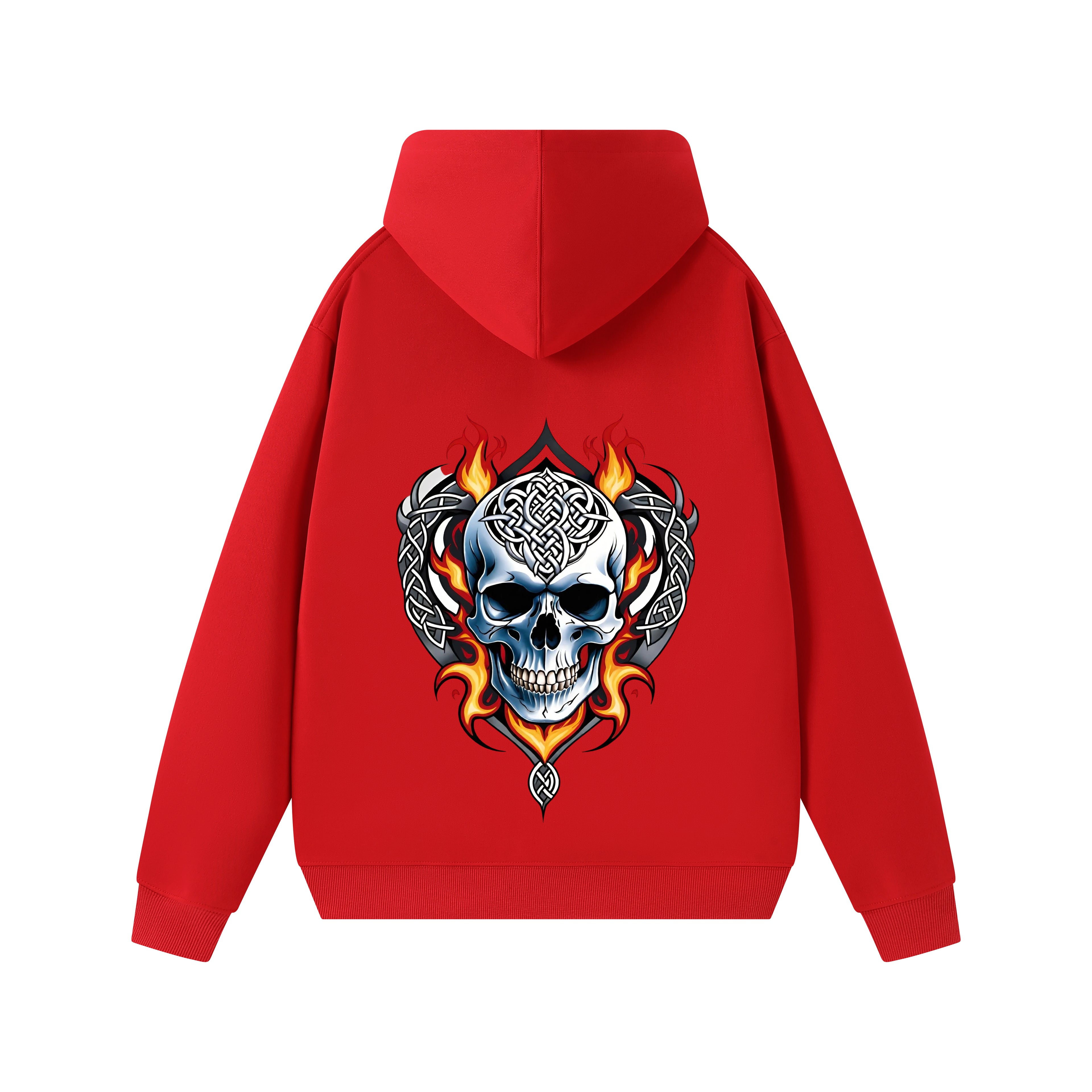 Ruvers A hooded sweatshirt for men, a trendy youth brand for autumn and winter, with a loose and large-sized fleece hoodie