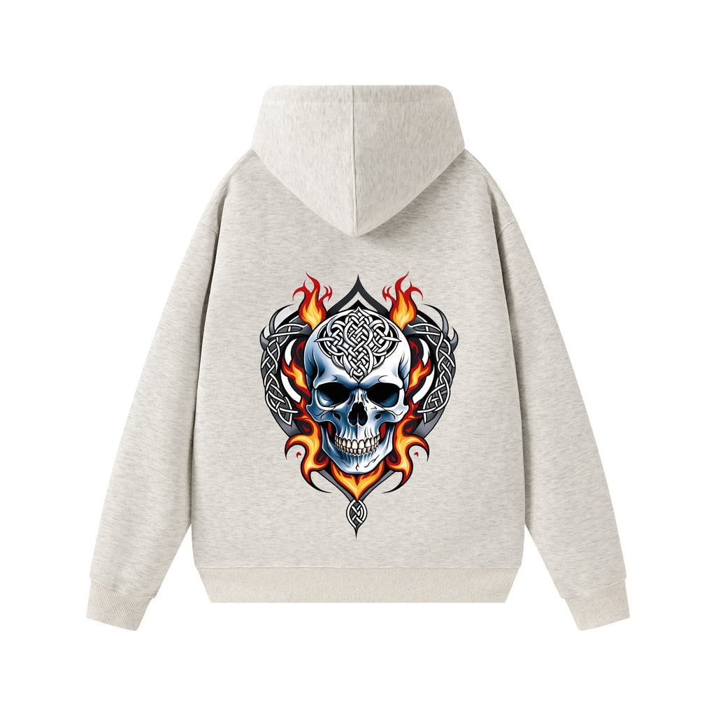 Ruvers A hooded sweatshirt for men, a trendy youth brand for autumn and winter, with a loose and large-sized fleece hoodie