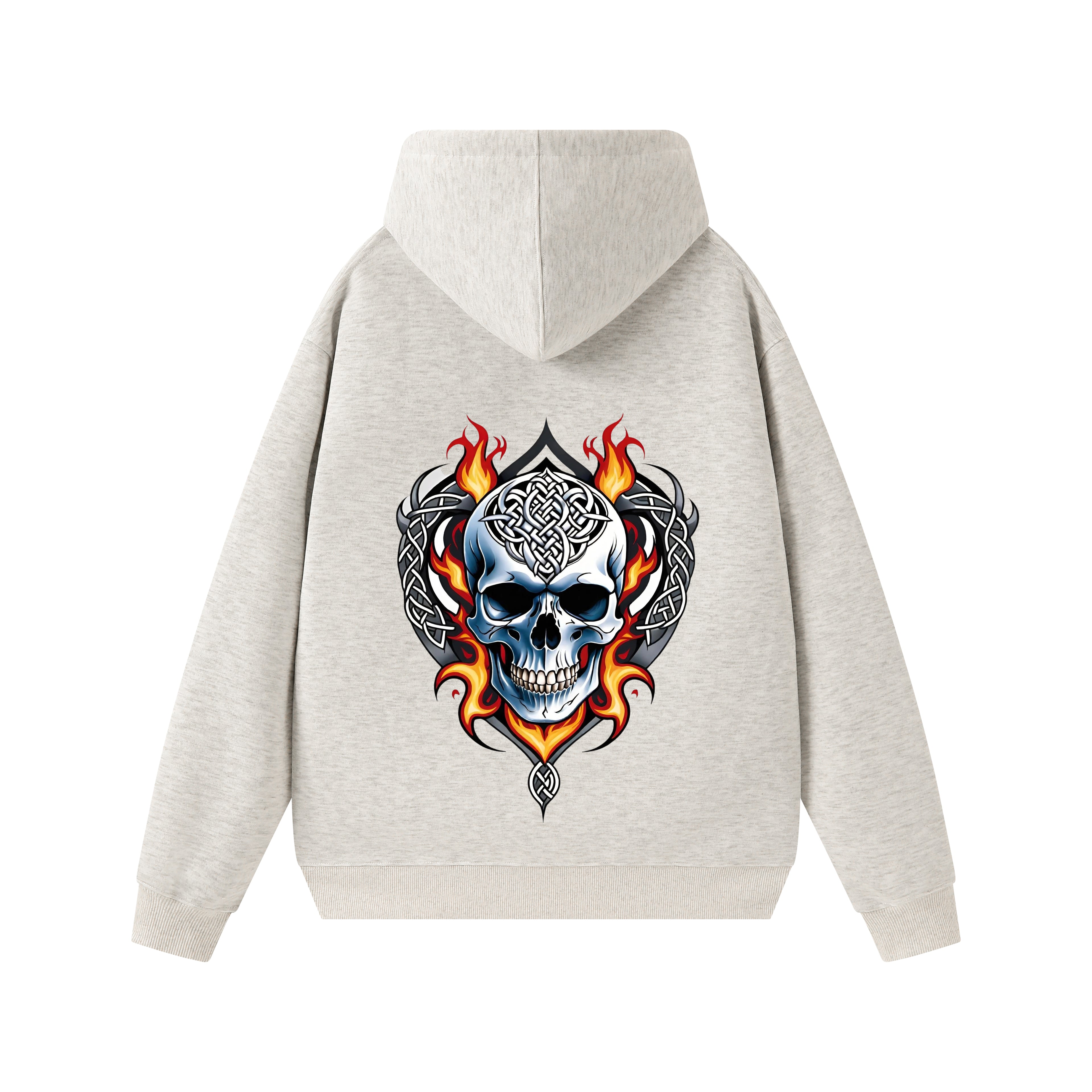 Ruvers A hooded sweatshirt for men, a trendy youth brand for autumn and winter, with a loose and large-sized fleece hoodie