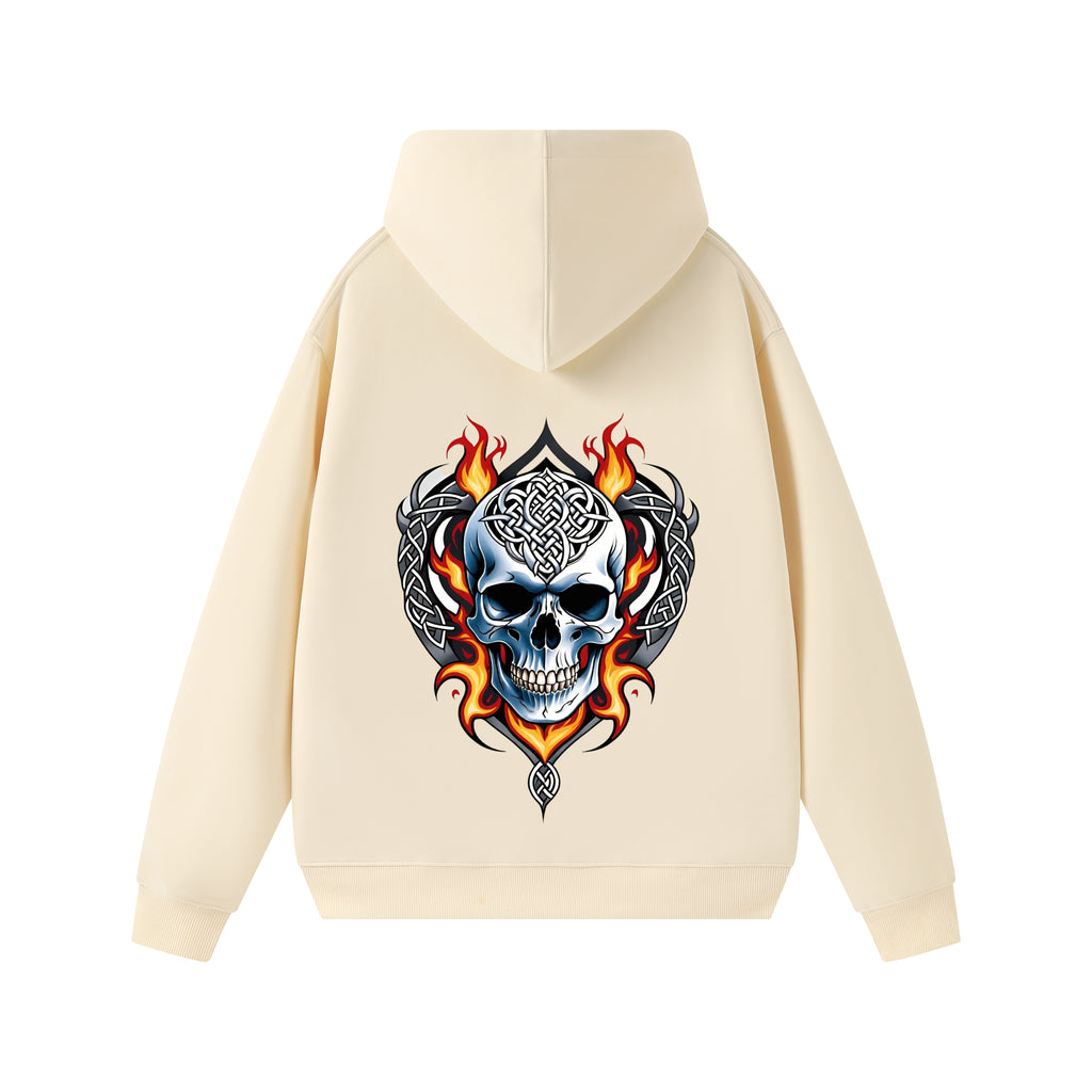 Ruvers A hooded sweatshirt for men, a trendy youth brand for autumn and winter, with a loose and large-sized fleece hoodie