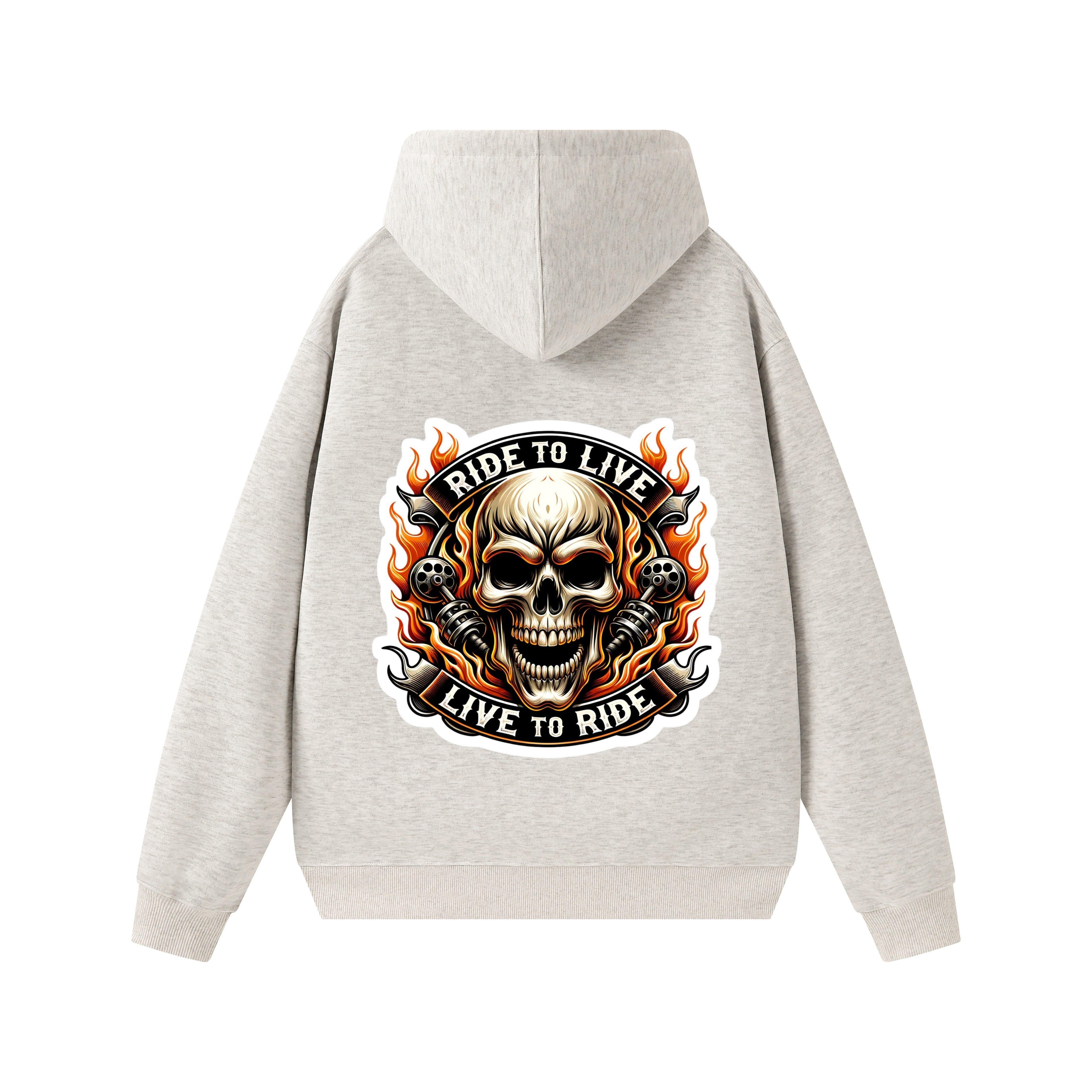 Ruvers Pure cotton red hooded sweatshirt for men, solid color for spring, autumn and winter with fleece, loose and trendy for teenagers, students and couples