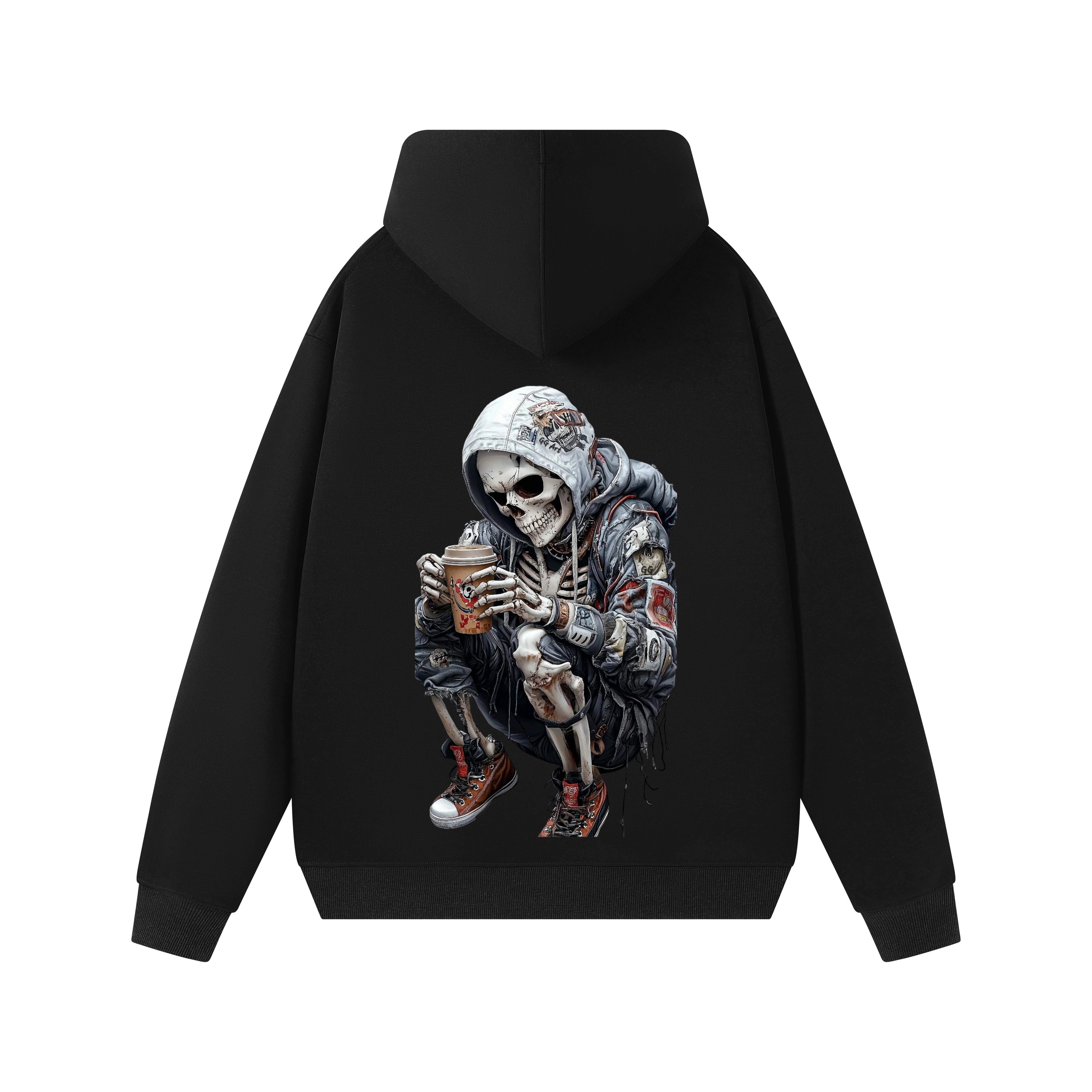 Hooded sweatshirts for men in solid colors for spring, autumn and winter, are loose and trendy for teenagers, students and couples