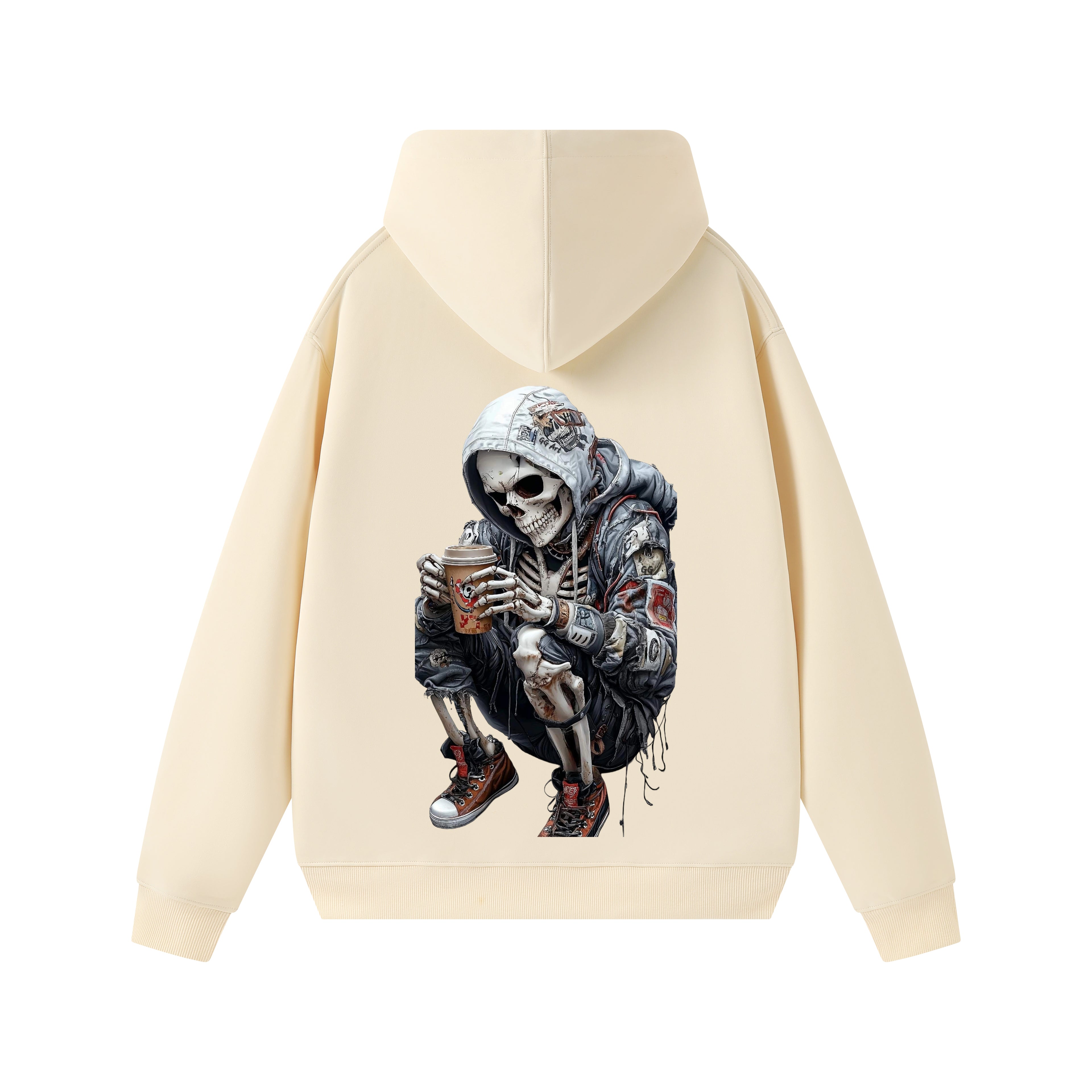 Hooded sweatshirts for men in solid colors for spring, autumn and winter, are loose and trendy for teenagers, students and couples