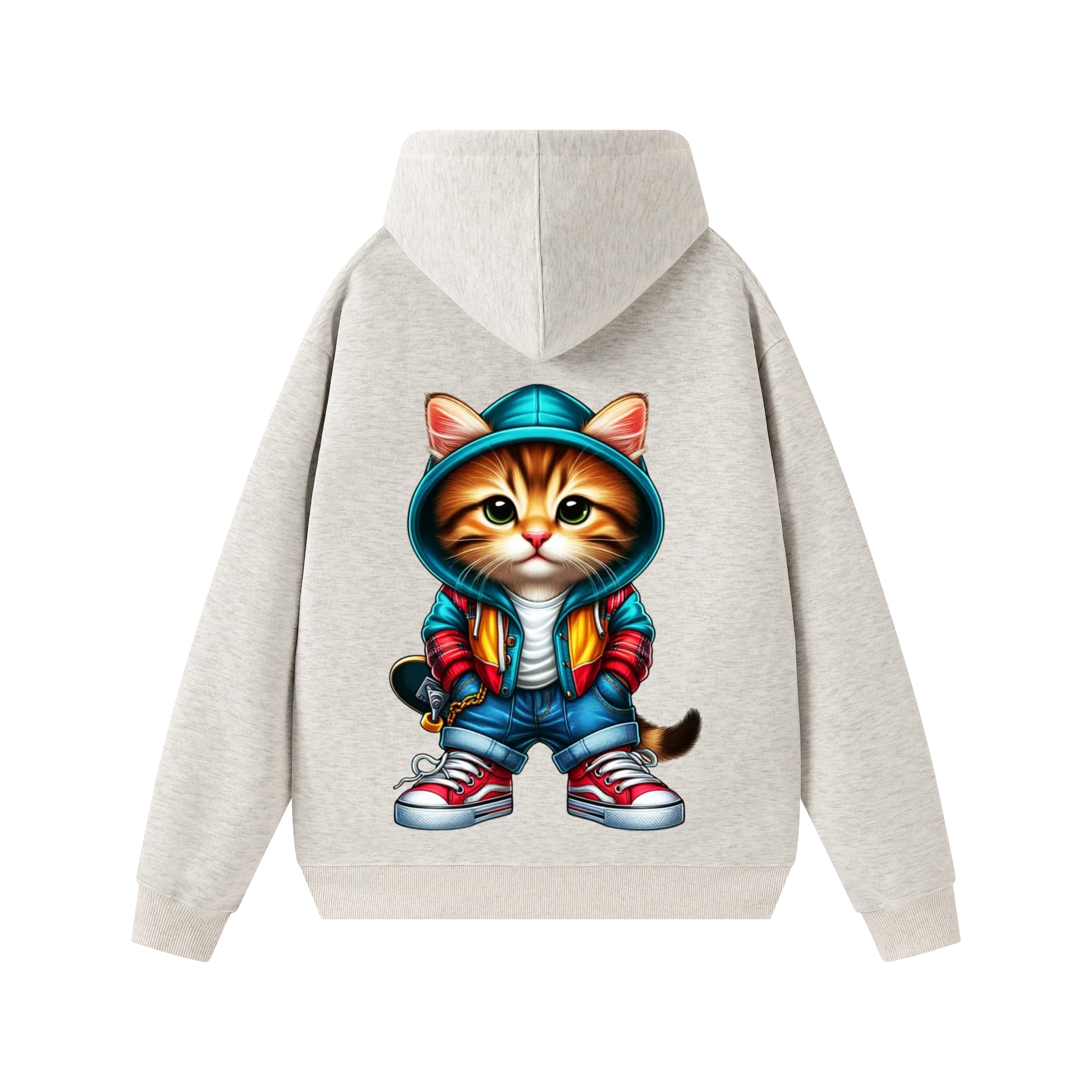 Hooded sweatshirts for men in solid colors for spring, autumn and winter, are loose and trendy for teenagers, students and couples