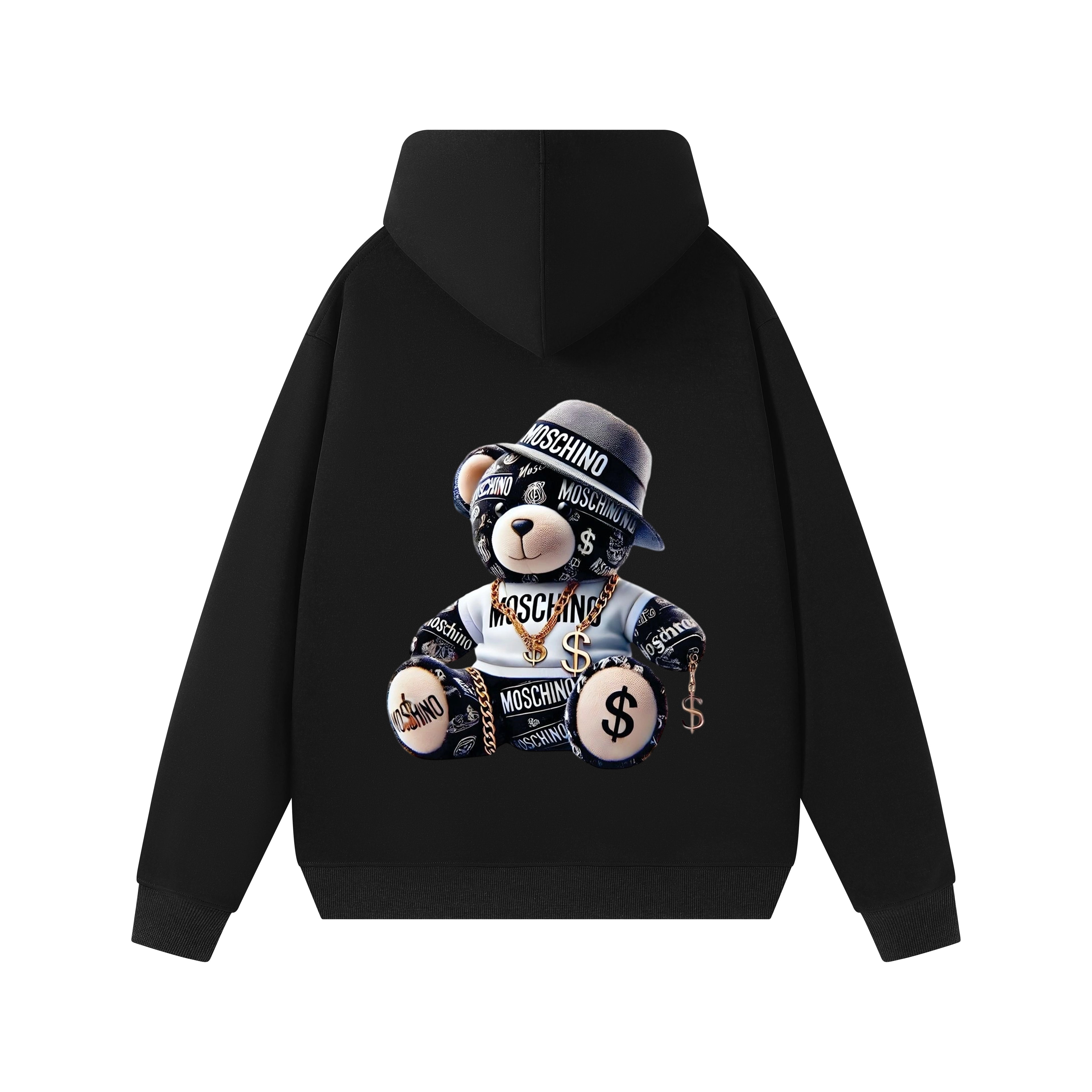 Ruvers New autumn and winter round neck hoodie, solid color, loose fit, spring and autumn thin, men's hot item