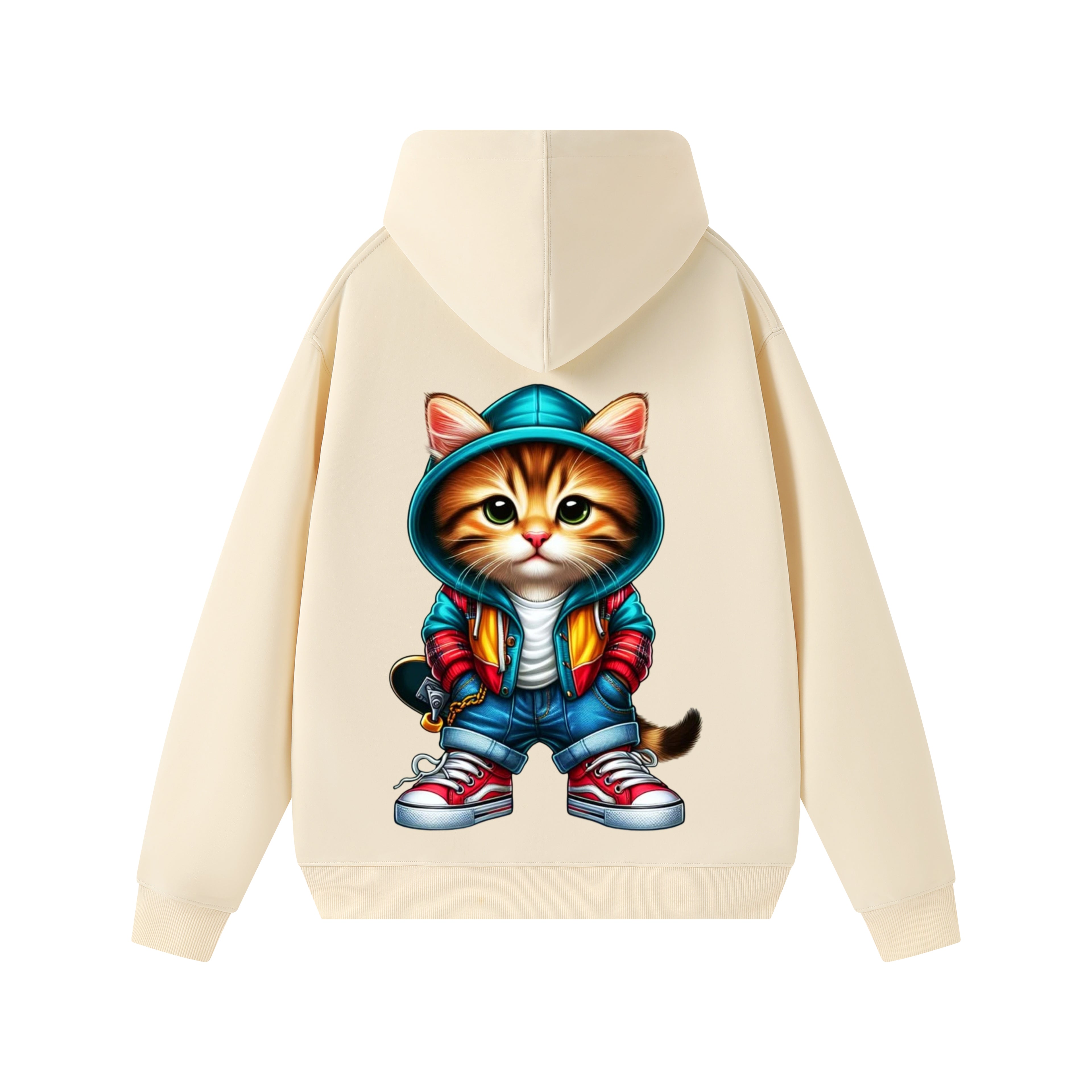 Hooded sweatshirts for men in solid colors for spring, autumn and winter, are loose and trendy for teenagers, students and couples