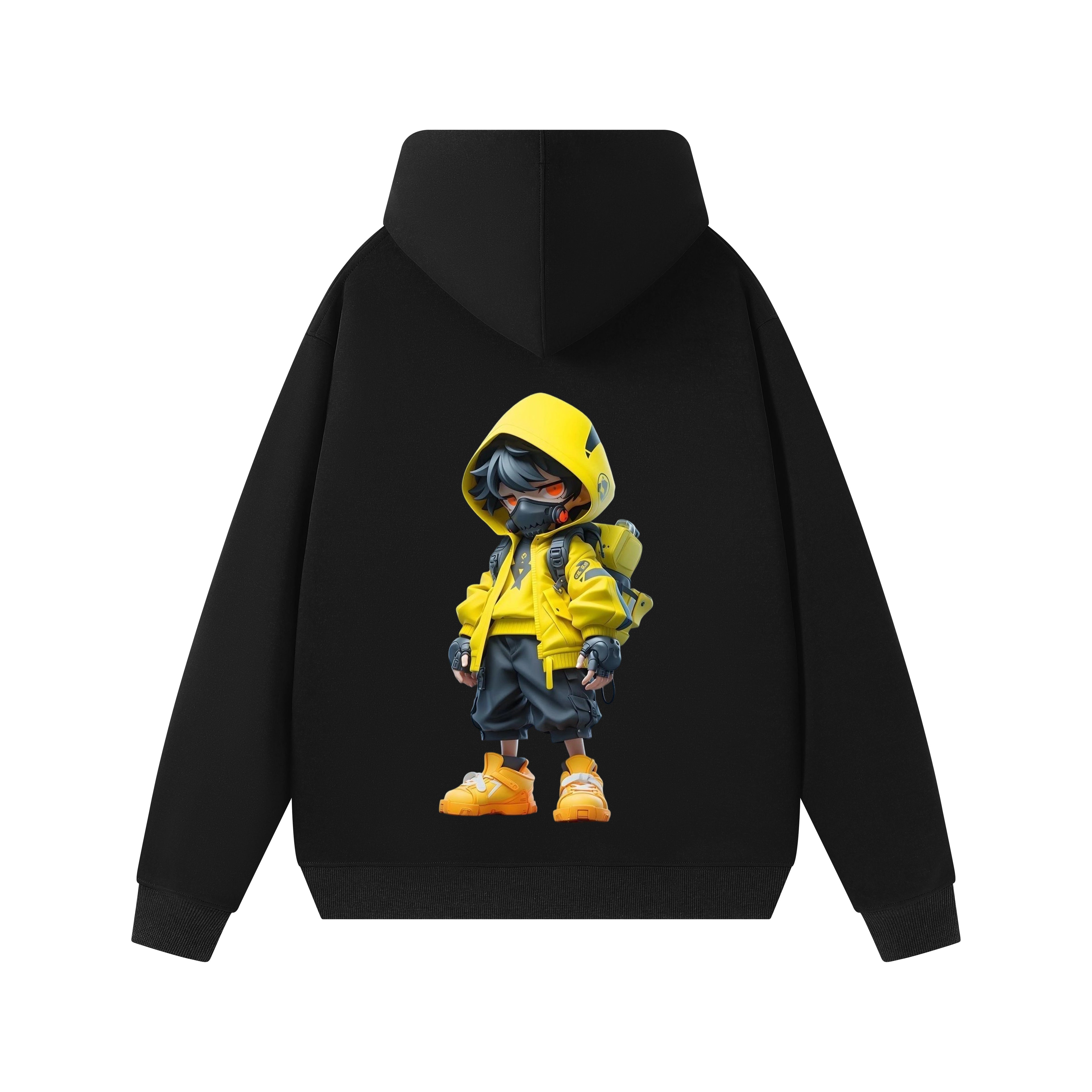 Hooded sweatshirts for men in solid colors for spring, autumn and winter, are loose and trendy for teenagers, students and couples