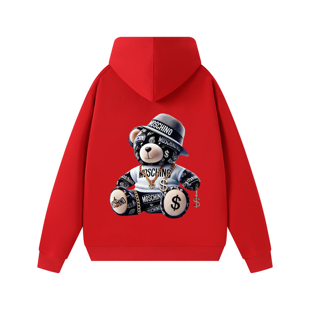 Ruvers New autumn and winter round neck hoodie, solid color, loose fit, spring and autumn thin, men's hot item