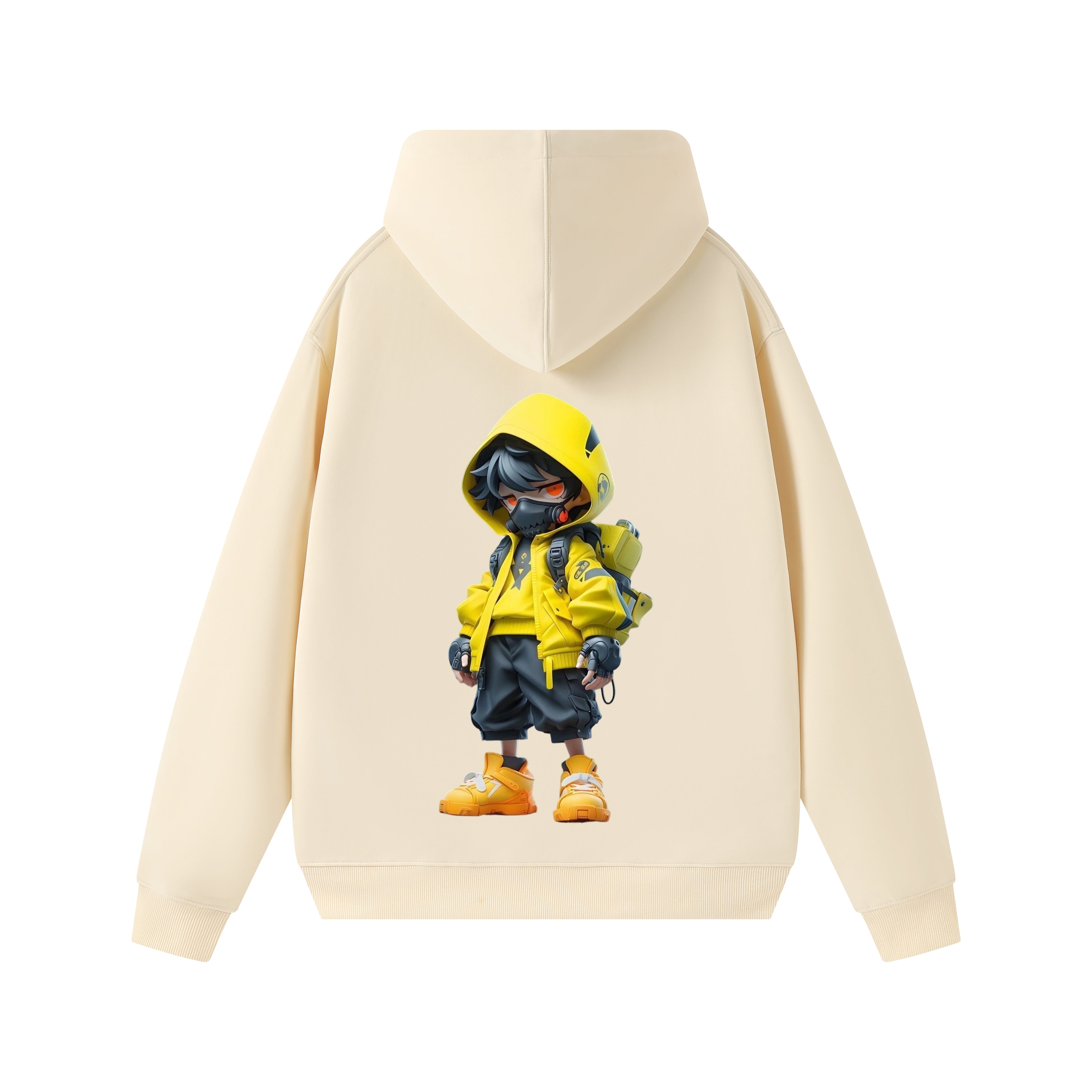 Hooded sweatshirts for men in solid colors for spring, autumn and winter, are loose and trendy for teenagers, students and couples