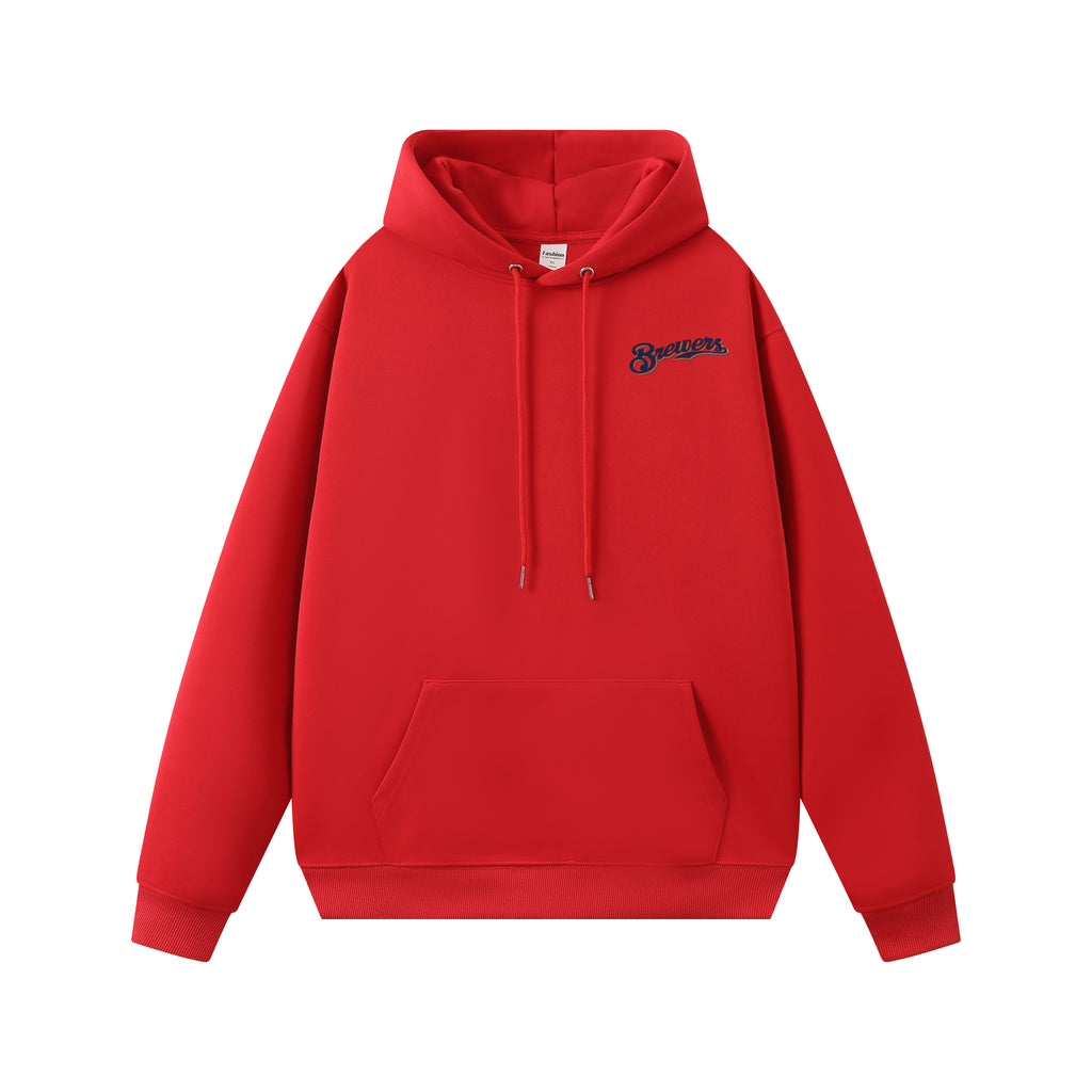 In the spring and autumn of 2025, a thin hoodie for men with a pullover is a trendy brand. It is a loose, large-sized long-sleeved top with a fleece round neck and a base layer